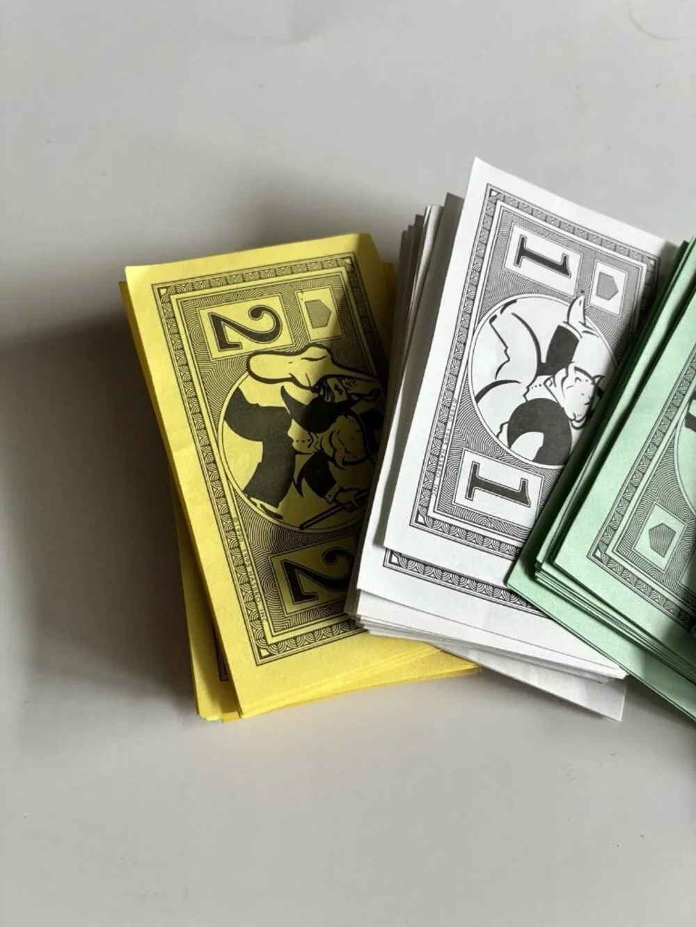 Monopoly Junior Replacement Play Money Amusement Park Parker Brothers 1996